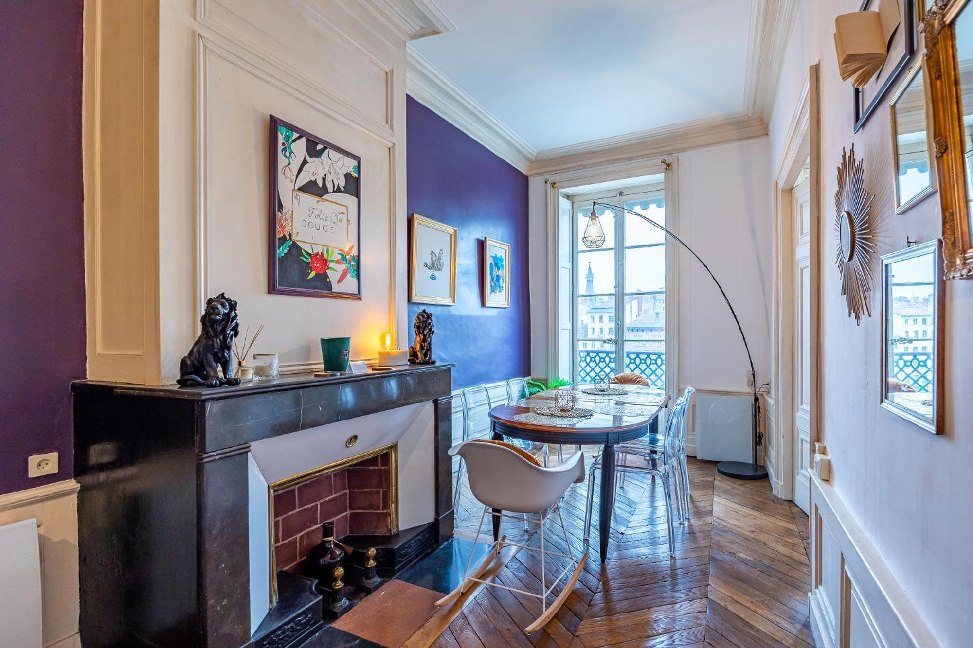 Appartement Haussmannien D'Artiste, Exception, Quai De Saone Balcon+Parking Lyon Exteriér fotografie