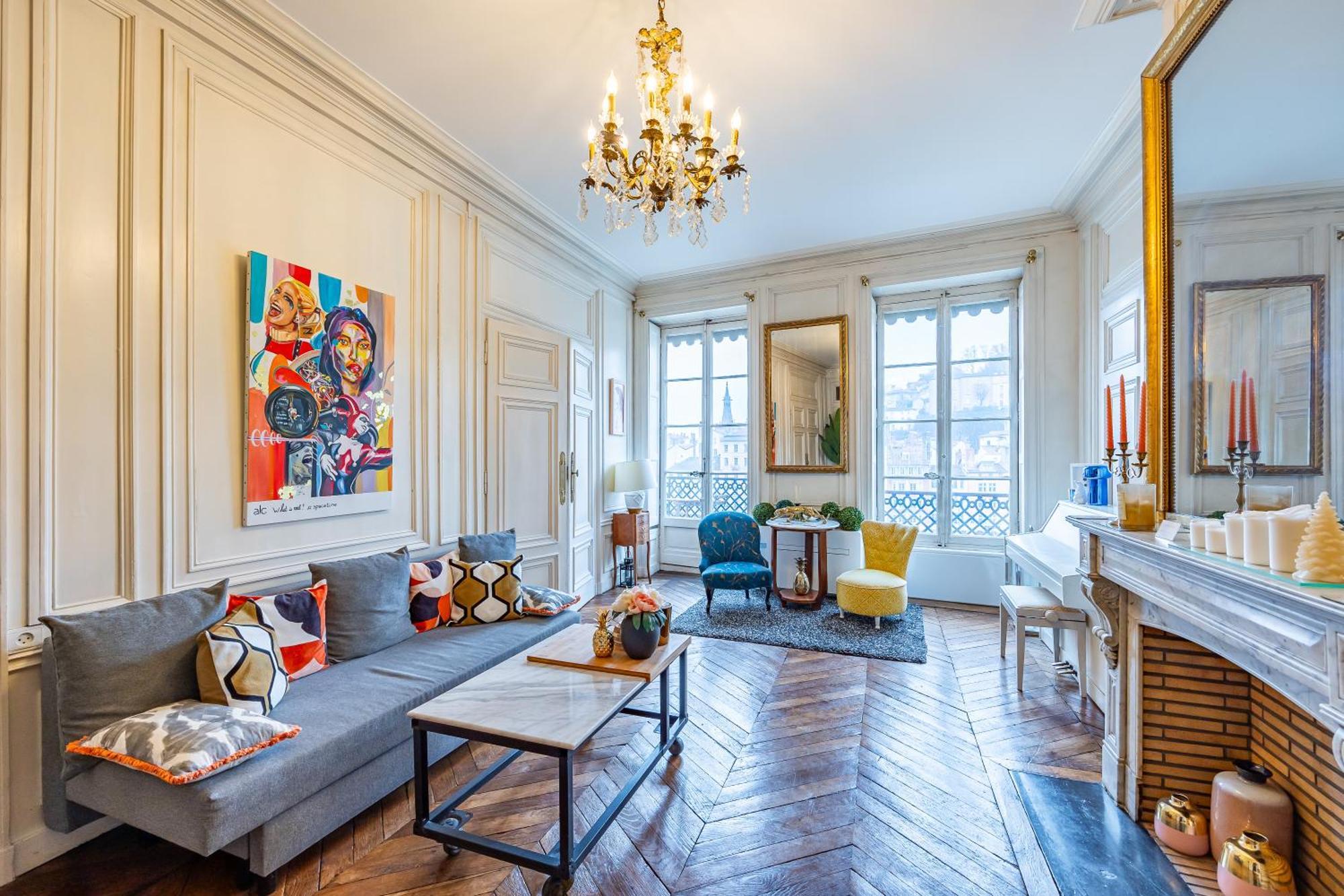 Appartement Haussmannien D'Artiste, Exception, Quai De Saone Balcon+Parking Lyon Exteriér fotografie